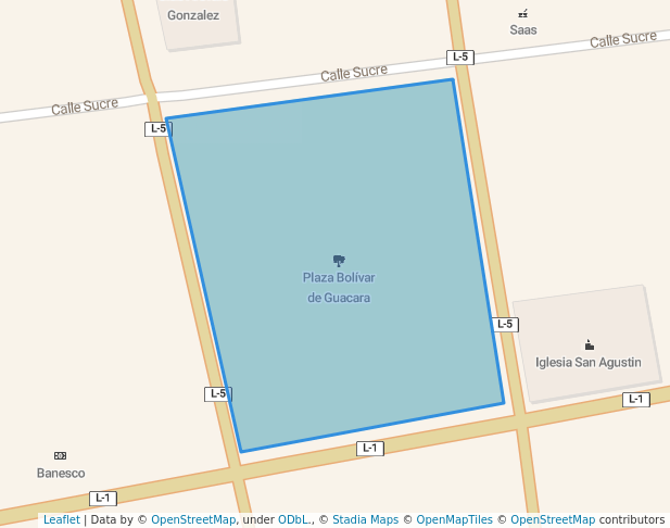 Plaza Bolívar de Guacara