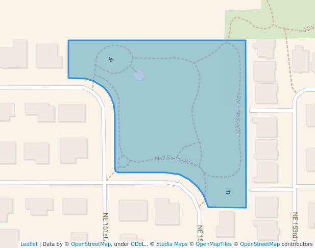 walking in First Place Park map in Vancouver