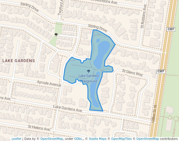 Lake Gardens Playground In Lake Gardens Map And Routes Thumb 2403 
