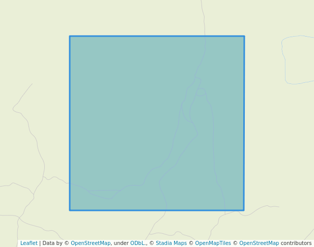walking in Kettle Stones Provincial Park map in Renwer