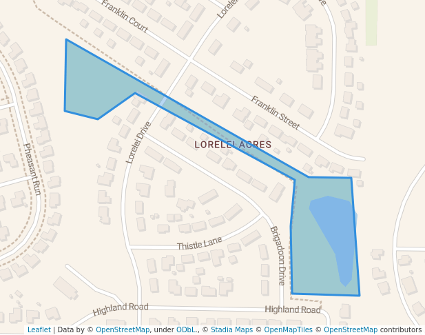 walking in Lorelei Acres Park map in Zion