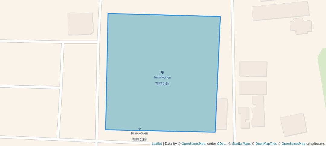 walking in 布施公園 map in Higashiosaka