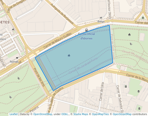 Jardí del Túria - Tram V