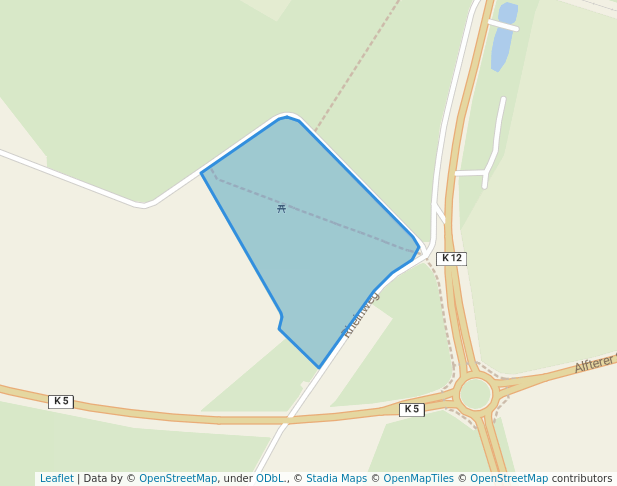 walking in Grünes 'C' - Landschaftstor map in Alfter