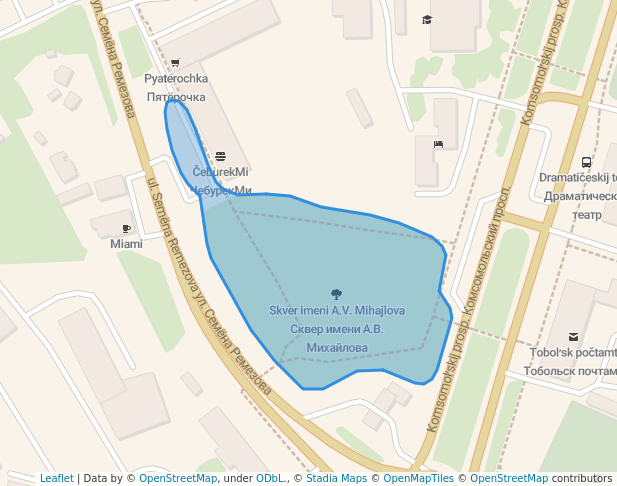 Сквер имени А.В. Михайлова