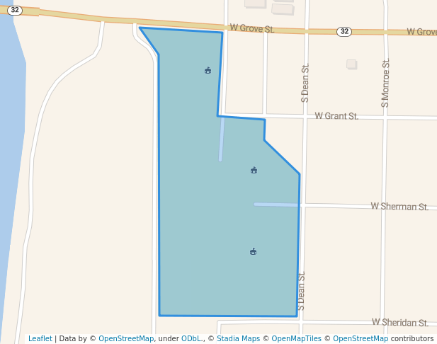 walking in Timmerman Park map in West Point
