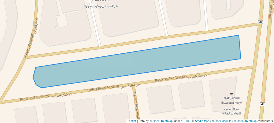walking in حديقة البرامكة الحديثة map in Damascus