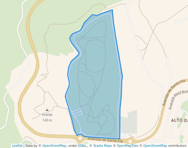 walking in Parque Urbano de Santa Iria da Azóia map in Santa Iria de Azoia