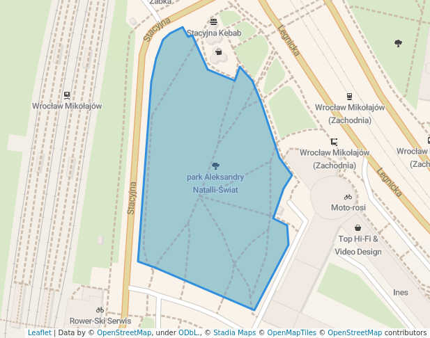 park Aleksandry Natalli-Świat