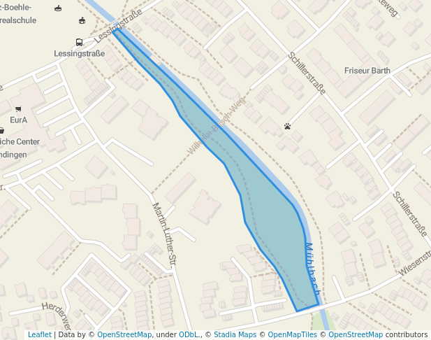 walking in Skulpturenpark map in Emmendingen