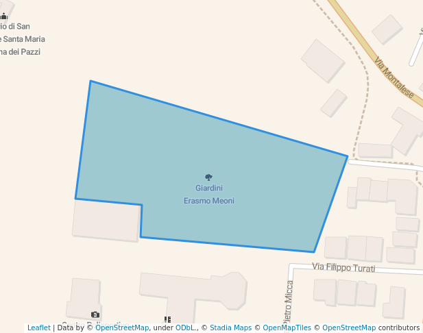 Giardini Erasmo Meoni in Montemurlo | Map and Routes