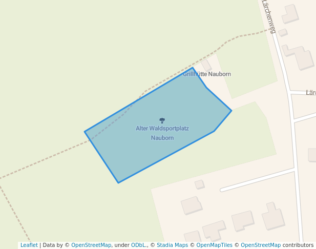 walking in Alter Waldsportplatz Nauborn map in Wetzlar