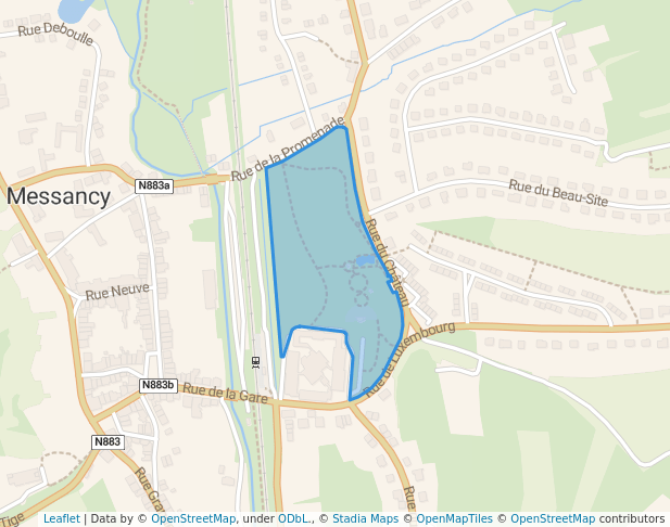 Parc de Mathelin in Messancy | Map and Routes