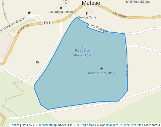 Villa Luisa in San Gregorio Matese | Map and Routes