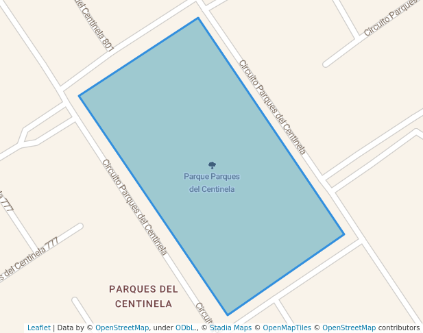 walking in Parque Parques del Centinela map in Zapopan