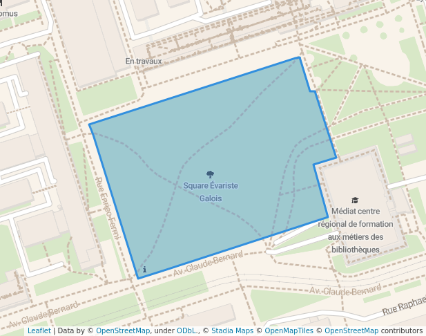 Square Évariste Galois