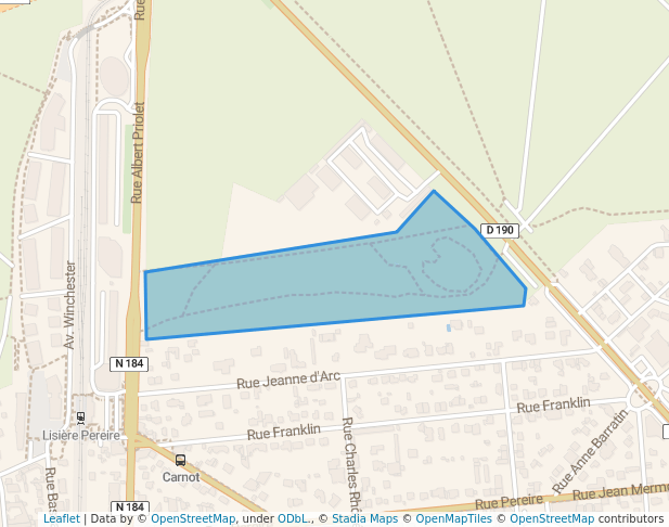 walking in Parc Forestier de la Charmeraie map in Saint-Germain-en-Laye