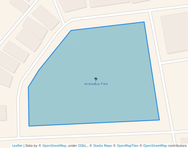 walking in Ambedkar Park map in Ghaziabad