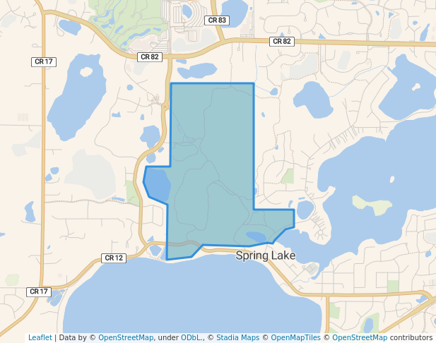 walking in Spring Lake Regional Park map in Prior Lake