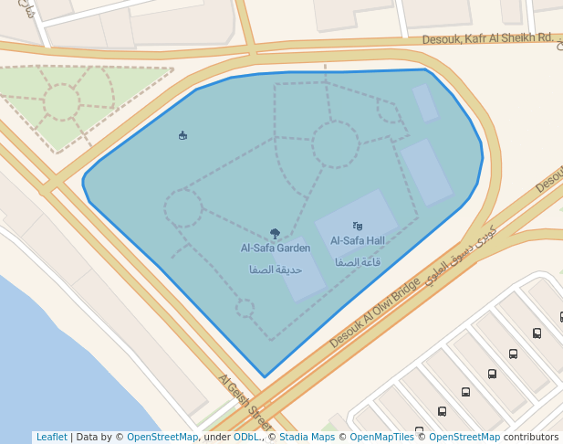 Al-Safa Garden in Desouk | Map and Routes