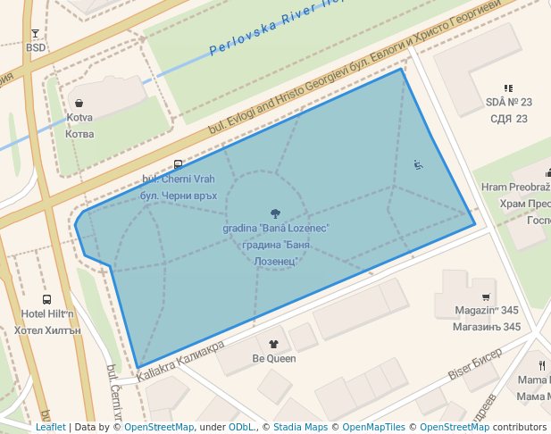 градина "Баня Лозенец"