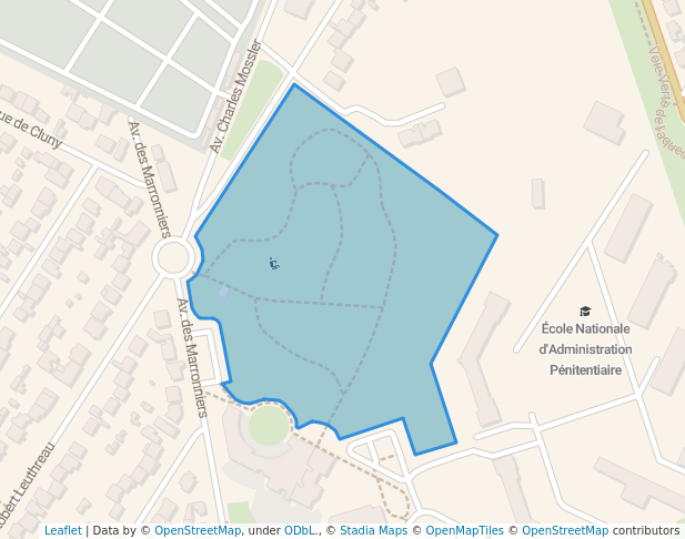 walking in Parc de Champagne map in Savigny-sur-Orge