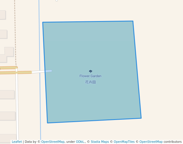 walking in Flower Garden map in Shi Jia Zhuang Shi