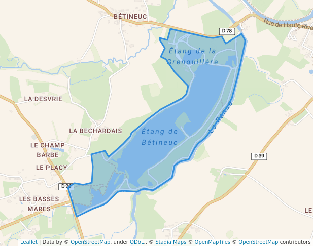 Site départemental de Bétineuc