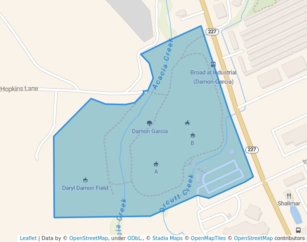 walking in Damon Garcia map in San Luis Obispo