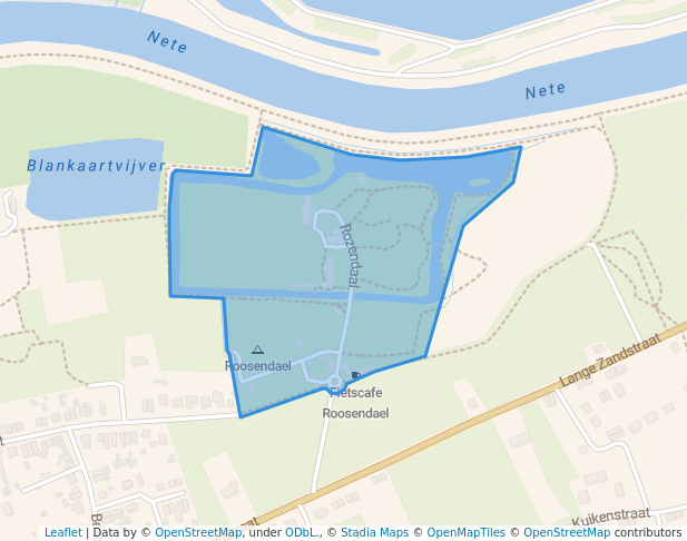 walking in Domein Roosendael map in Sint-Katelijne-Waver