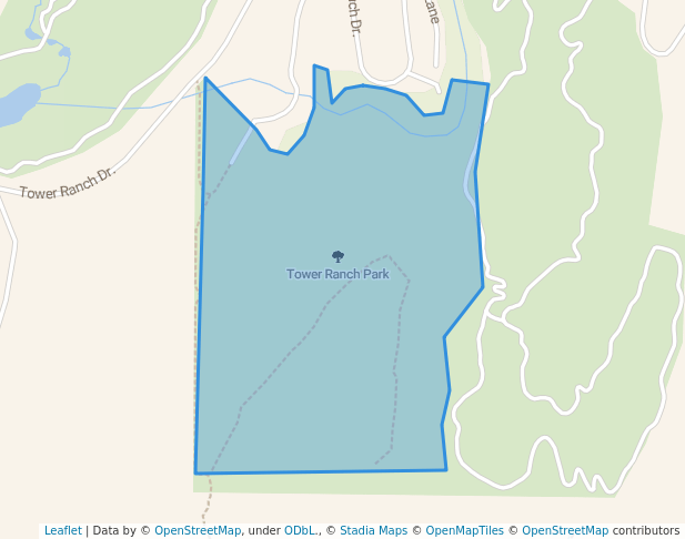 Tower Ranch Park in Kelowna | Map and Routes