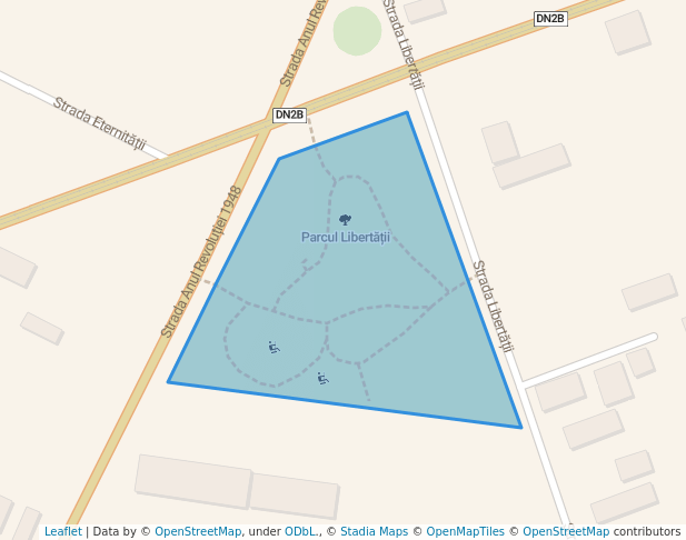 Parcul Libertății in Galați | Map and Routes
