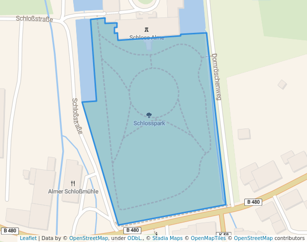Schlosspark in Brilon | Map and Routes