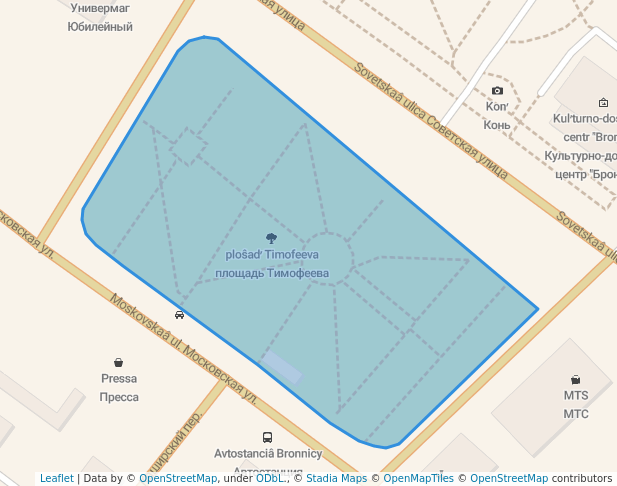 площадь Тимофеева