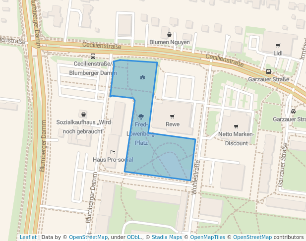 Fred-Löwenberg-Platz in Berlin | Map and Routes