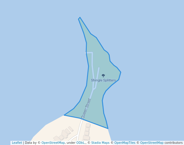 walking in Shingle Splitters map in Balcolyn