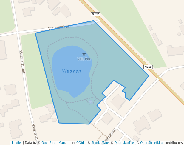 walking in Villa Pax map in Kinrooi
