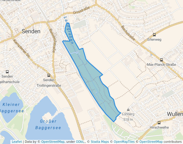 Stadtpark Senden in Senden | Map and Routes