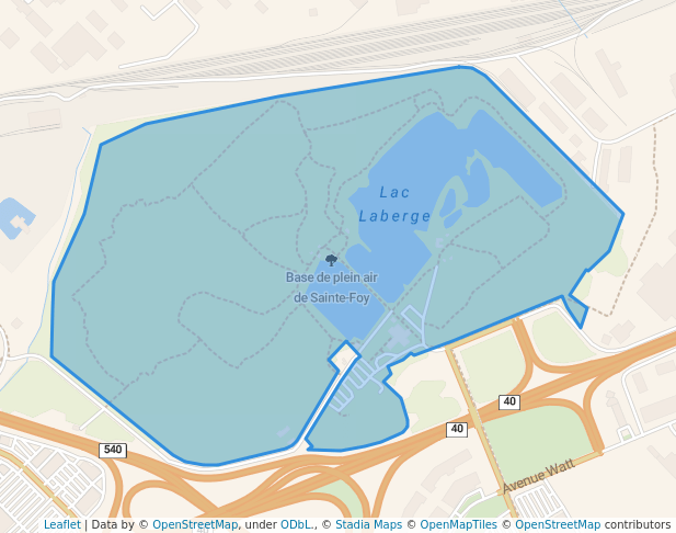 Base de plein air de Sainte-Foy