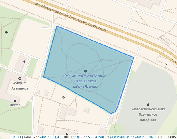 Парк 30-летия района Ясенево