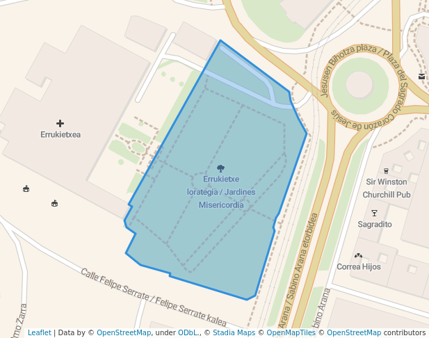 Errukietxe lorategia / Jardines Misericordia
