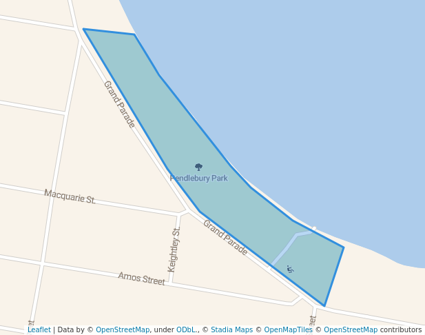 walking in Pendlebury Park map in Bonnells Bay