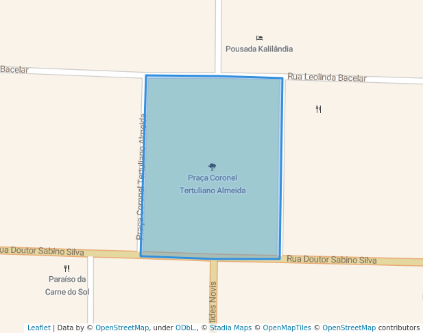Praça Coronel Tertuliano Almeida
