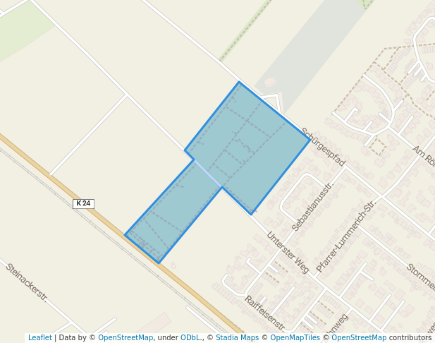 walking in Nordpark map in Pulheim