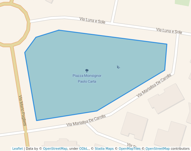 Piazza Monsignor Paolo Carta