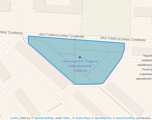 Сквер имени Н.М. Тулайкова