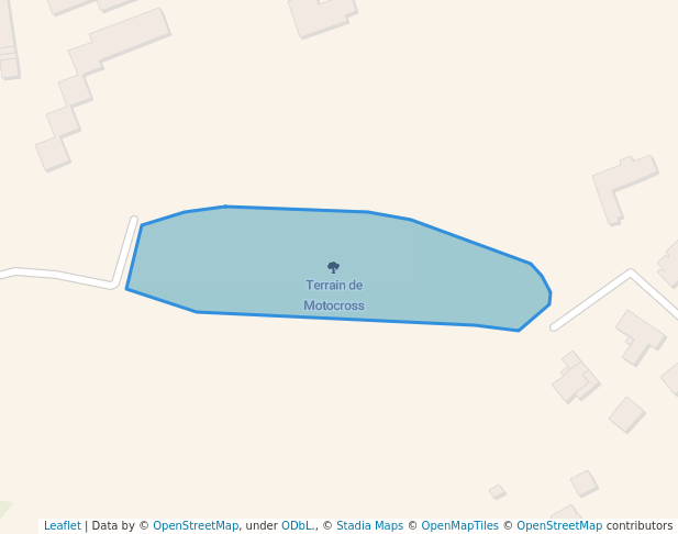 walking in Terrain de Motocross map in Lavaur