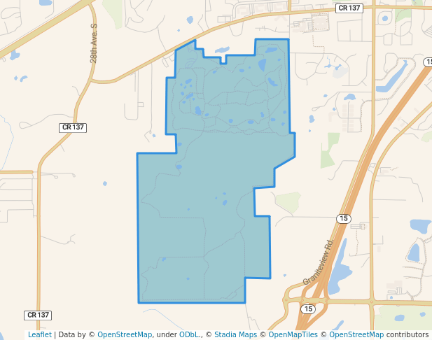 walking in Quarry Park and Nature Reserve map in Waite Park