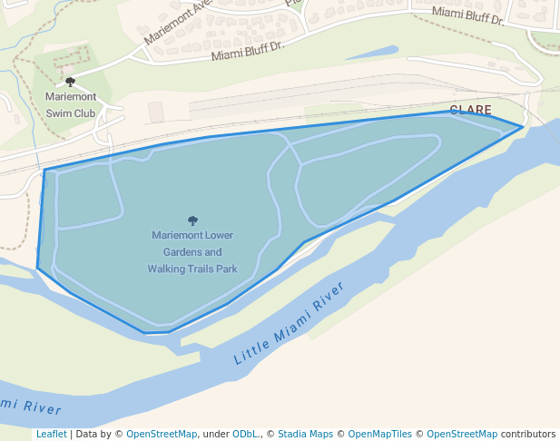 Mariemont Lower Gardens and Walking Trails Park