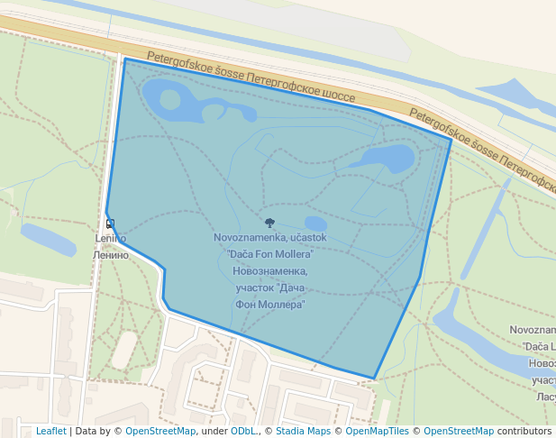 Новознаменка, участок "Дача Фон Мюллера"